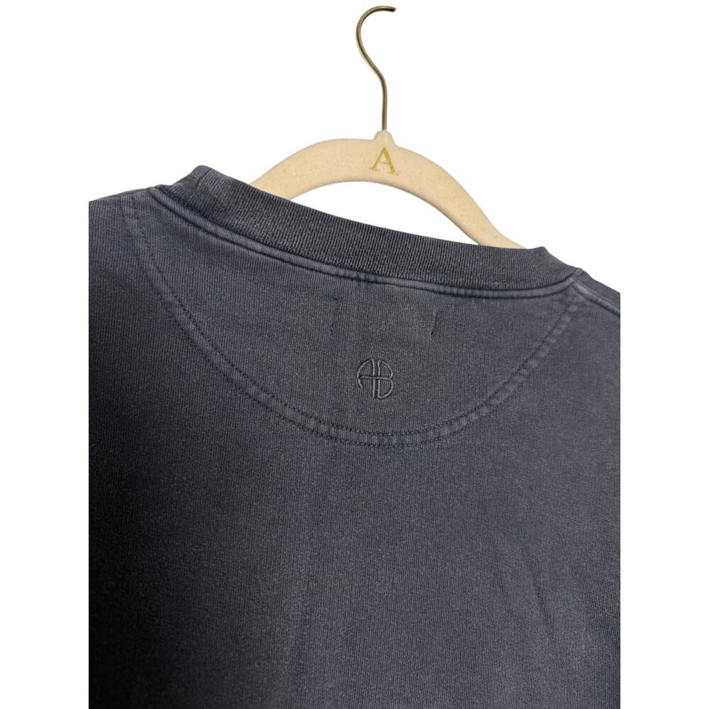 Anine Bing Ramona Paris Gray Sweatshirt Women’s Sz. M - Picture 9 of 9